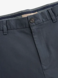 Medium blauwgrijs - Slim Fit - Stretchy chino