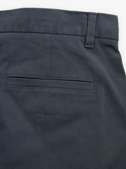 Medium blauwgrijs - Slim Fit - Stretchy chino