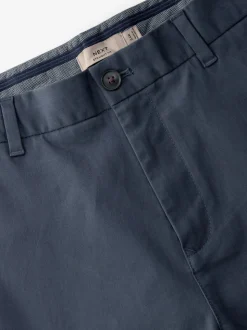 Medium blauwgrijs - Straight fit - Stretchy chino