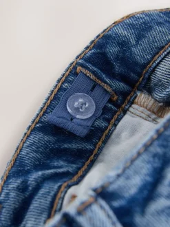 Medium denimblauw - Jeans met wijde pijpen (3-16 jr)