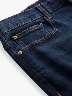 Mediumblauw - Enkele - Skinny fit klassieke stretchy jeans