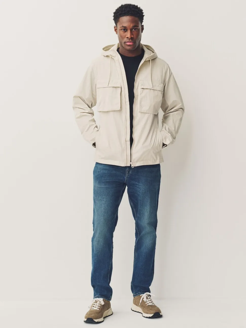 Mediumblauw - Slim Fit - Authentieke stretch denim jeans