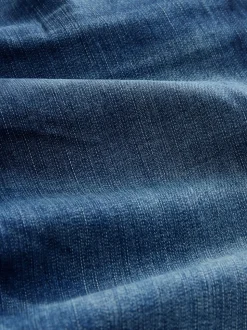 Mediumblauw - Slim Fit - Authentieke stretch denim jeans