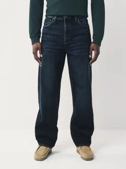 Medium-indigoblauw - Relaxed fit - Motionflex jeans