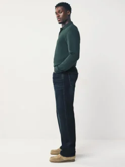 Medium-indigoblauw - Relaxed fit - Motionflex jeans