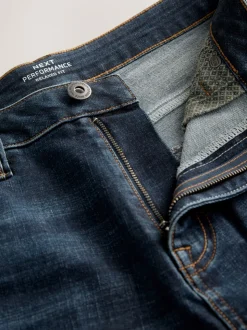 Medium-indigoblauw - Relaxed fit - Motionflex jeans