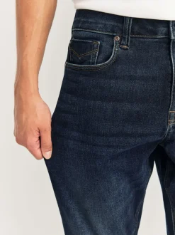 Medium-indigoblauw - Slim Fit - Motionflex jeans
