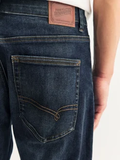 Medium-indigoblauw - Slim Fit - Motionflex jeans