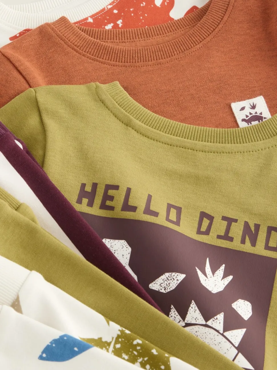 Meerdere felle kleuren met dino - Verpakking van 3 knusse pyjama's (9 mnd-10 jr)