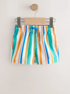 Meerdere strepen - Zwemshort met print (3 mnd-7 jr)