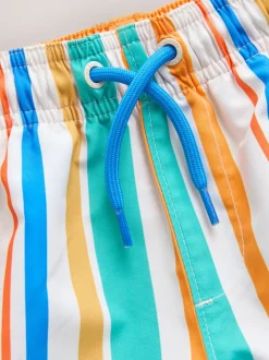 Meerdere strepen - Zwemshort met print (3 mnd-7 jr)