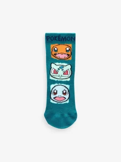 Meerkleurig Pokémon - Gaming sokken met hoog aandeel katoen 3 paar
