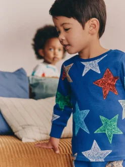 Meerkleurig sterren  - Verpakking van 3 knusse pyjama's (9 mnd-10 jr)