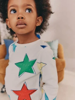 Meerkleurig sterren  - Verpakking van 3 knusse pyjama's (9 mnd-10 jr)
