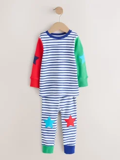 Meerkleurig sterren  - Verpakking van 3 knusse pyjama's (9 mnd-10 jr)