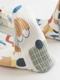 Meerkleurig voertuigen  - Verpakking van 3 babyslaappakjes met tweewegrits (0 mnd - 2 jr)
