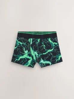 Meerkleurige bliksemprint - Verpakking van 7 boxers (3-16jr)