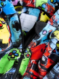 Meerkleurige Gamer - Fleece onesie (3-16 jr)