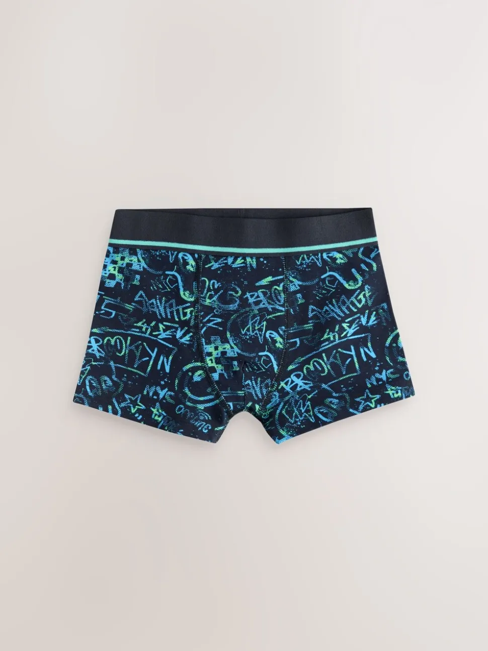 Meerkleurige grafittiprint - Verpakking van 5 trunks (3-16jr)