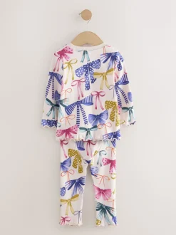 Meerkleurige Strik Print - Verpakking van 3 knusse pyjama's (9 mnd-12 jr)