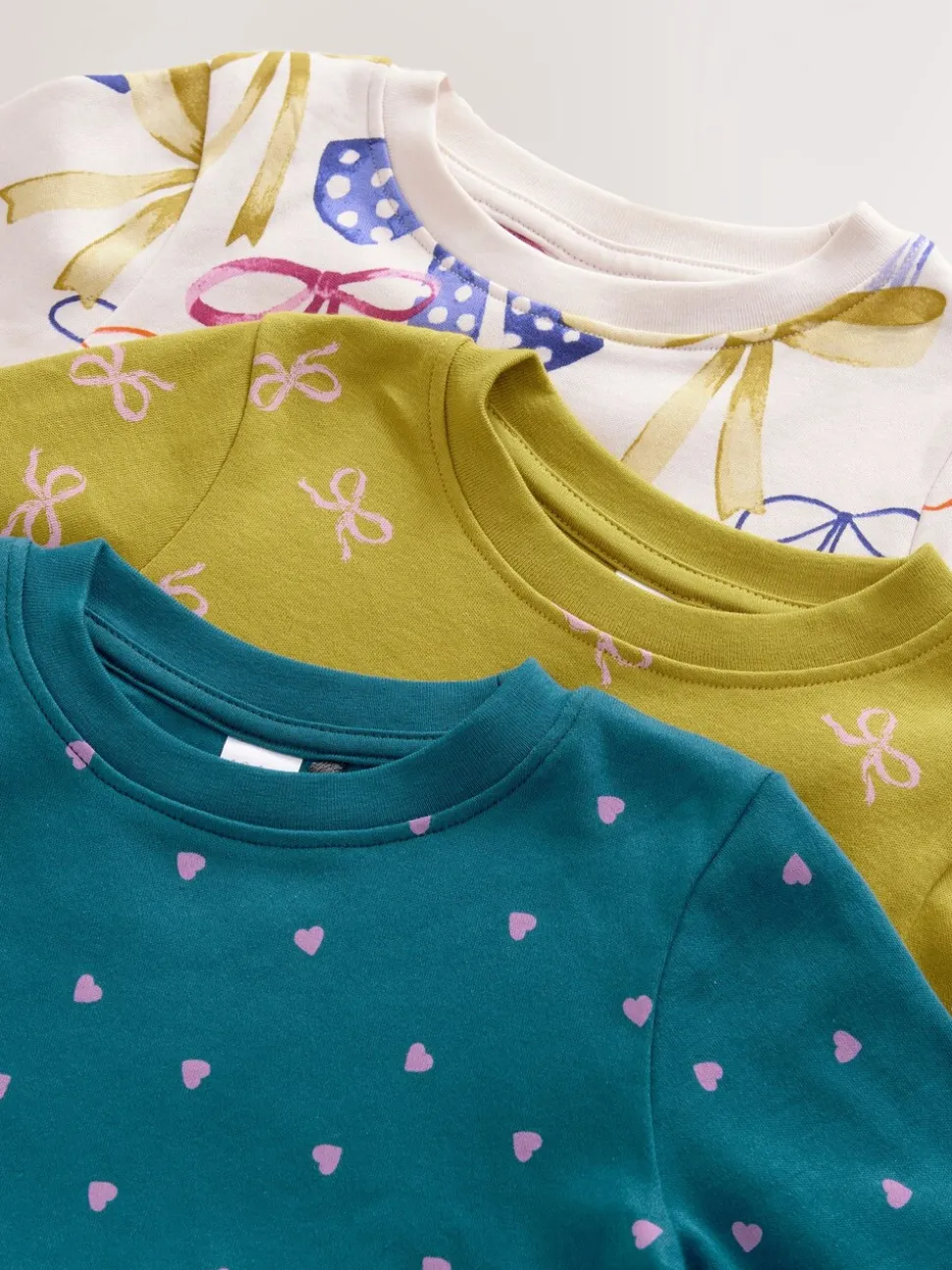 Meerkleurige Strik Print - Verpakking van 3 knusse pyjama's (9 mnd-12 jr)