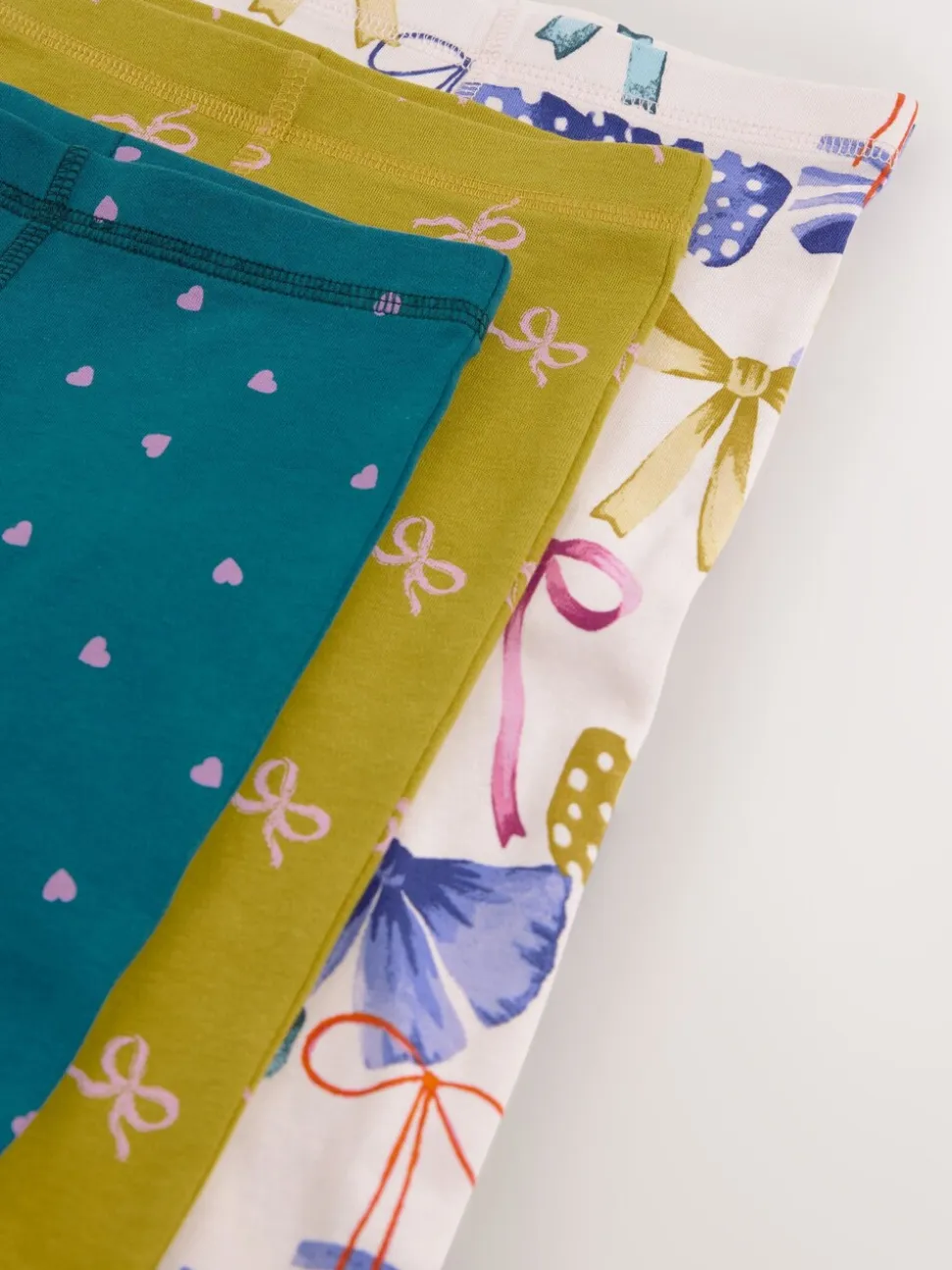 Meerkleurige Strik Print - Verpakking van 3 knusse pyjama's (9 mnd-12 jr)