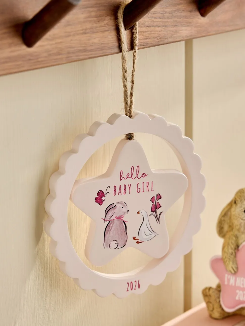 Meisje begoren in 2026 - decoratie om op te hangen