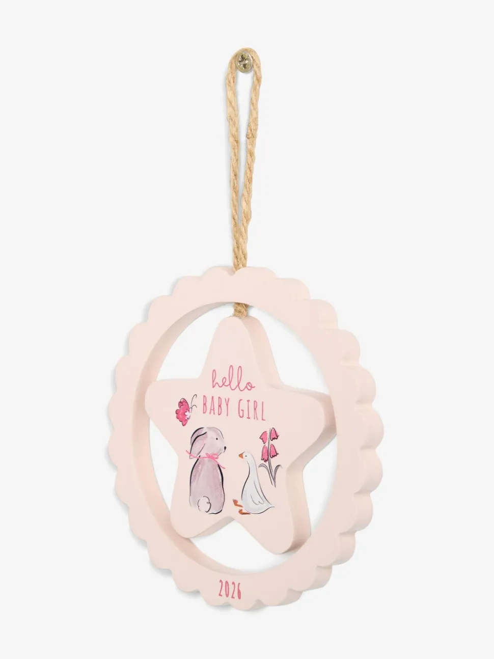 Meisje begoren in 2026 - decoratie om op te hangen