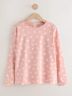 Met stippen - Long Sleeve Pyjamas 3 Pack