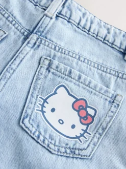 Mid wash - Hello Kitty Wide Leg Jeans (3-16yrs)