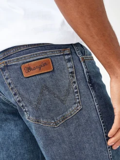 Mid wash - Wrangler Texas authentieke jeans met rechte pasvorm