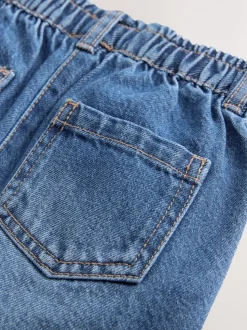 Middenblauw denim - Barrel jeans (3mnd -7jr)