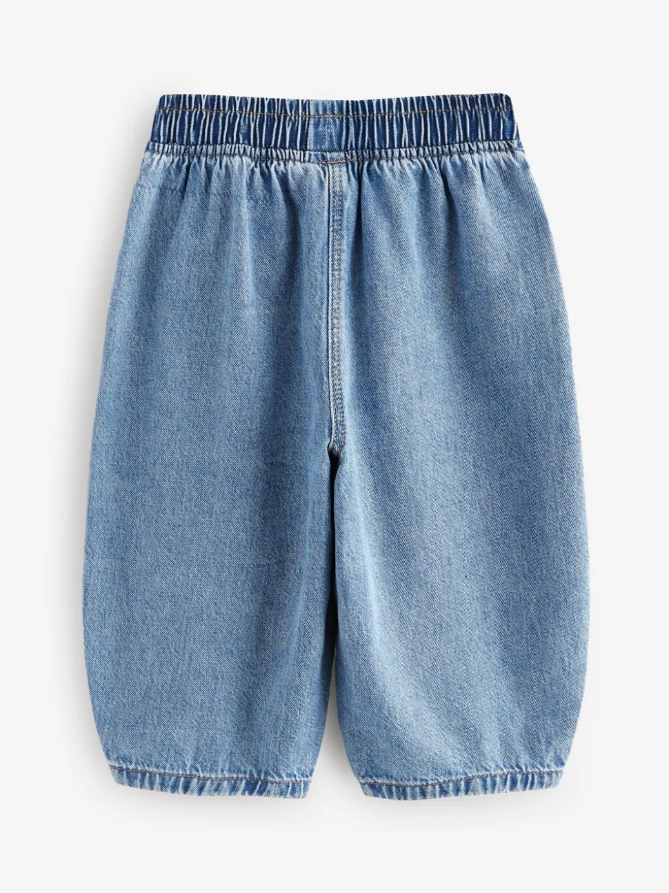 Middenblauw denim - Barrel 100% katoenen jeans (3mnd-7jr)
