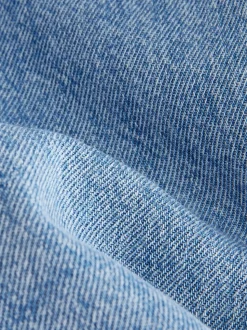 Middenblauw denim - Barrel 100% katoenen jeans (3mnd-7jr)