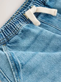 Middenblauw denim - Denim Pull On Carpenter Jeans (3-16yrs)