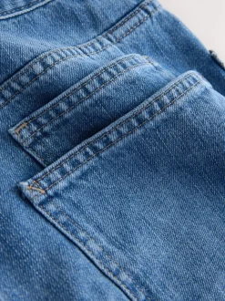 Middenblauw denim - Double Pocket Barrel Jeans