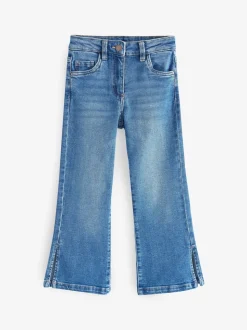 Middenblauw denim - Flare jeans (3-16 jr)
