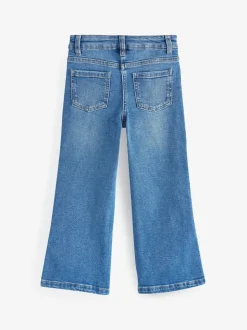 Middenblauw denim - Flare jeans (3-16 jr)