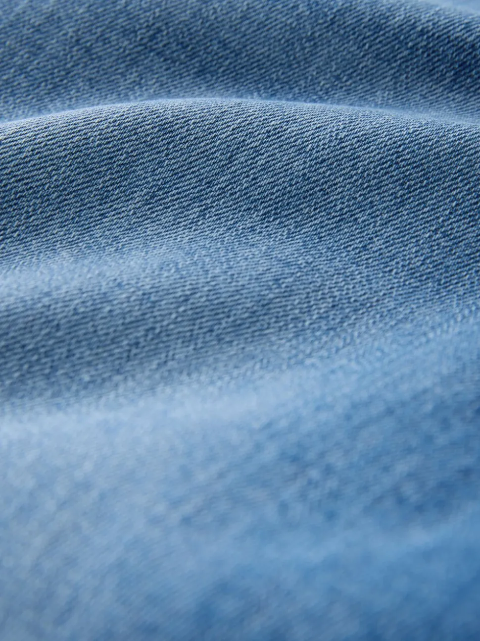 Middenblauw denim - High Rise stretchy Jeans met wijde pijpen