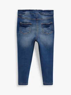 Middenblauw denim - Jegging met elastische taille (3 mnd-7 jr)