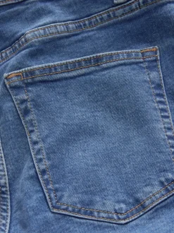 Middenblauw denim - Mid Rise Stretch Bootcut Jeans