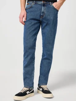 Middenblauw denim - Wrangler - Slim-fit Texas jeans