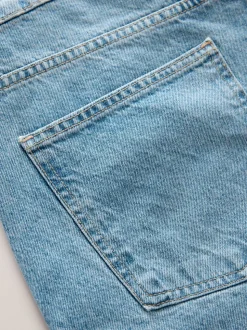 Middenblauw met wassing - EDIT Jort denim shorts