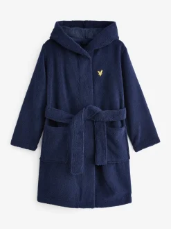 Midnight Blue - Lyle & Scott Boys Bucke Bathrobe