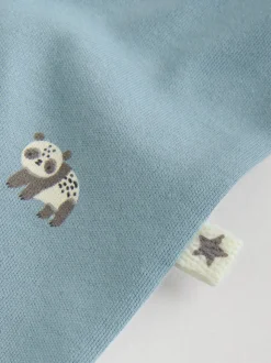 Mineraalblauw - 100% katoenen babyslaapzakjes met tweewegrits verpakking van 5 (0mnd -2jr)