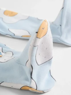 Mineraalkleurig - 4 Pack Baby-pyjama's met tweewegrits (0mnd -2jr)
