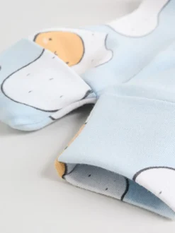 Mineraalkleurig - 4 Pack Baby-pyjama's met tweewegrits (0mnd -2jr)