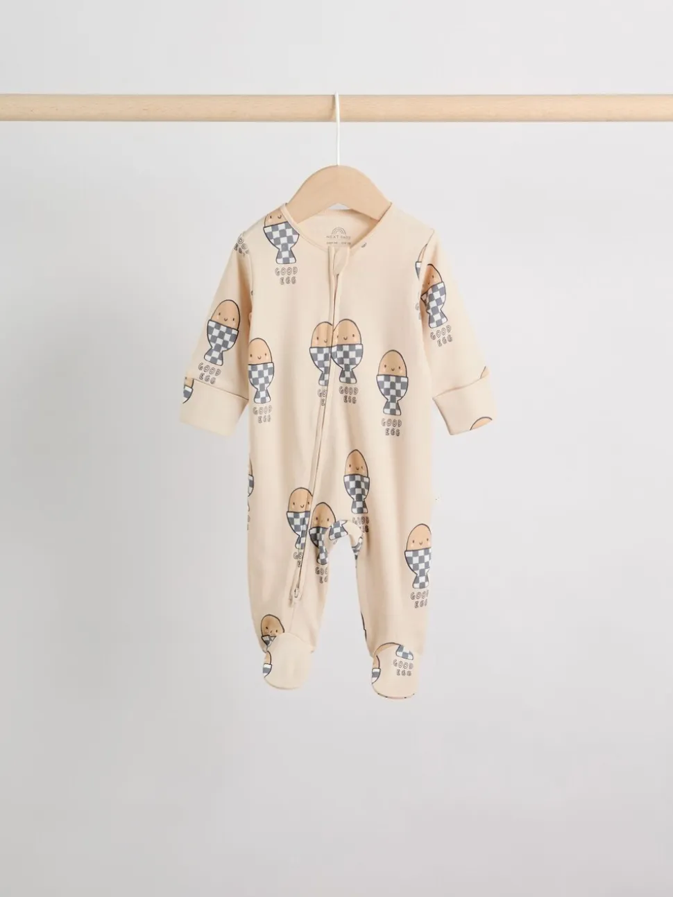 Mineraalkleurig - 4 Pack Baby-pyjama's met tweewegrits (0mnd -2jr)