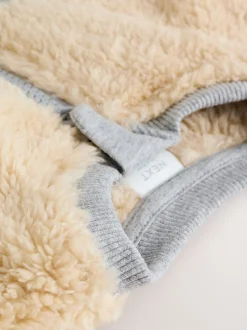 Mineraalkleurig - Kleurgeblokkeerde fleece pyjama