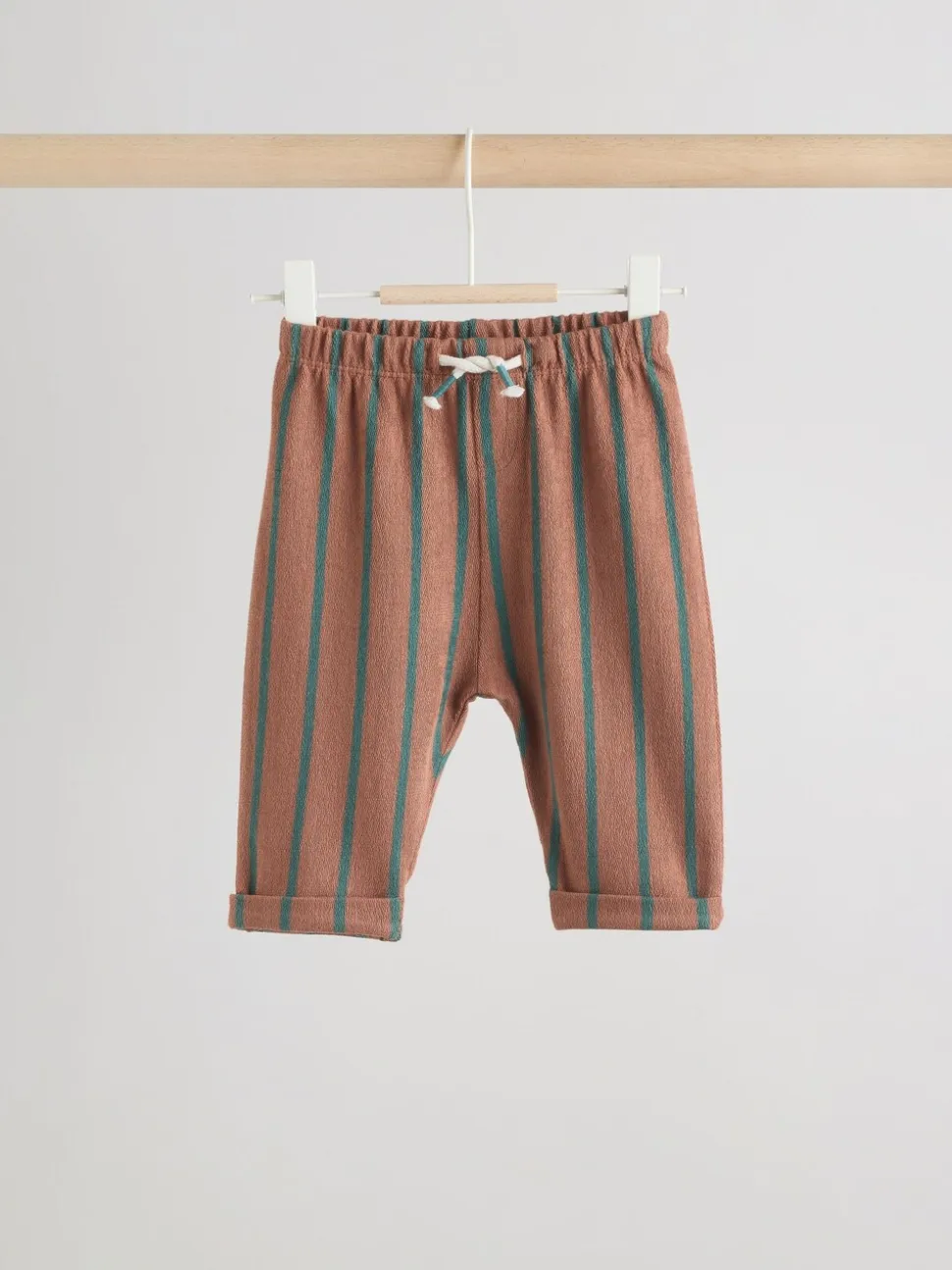 Mineraalkleurig - Set van 3 baby joggingbroeken met rechte pijpen (0mnd-2jr)